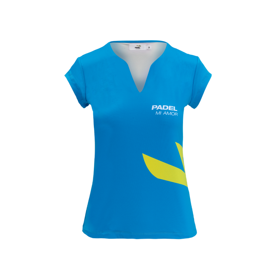 Maglia padel ICON donna Azzurra