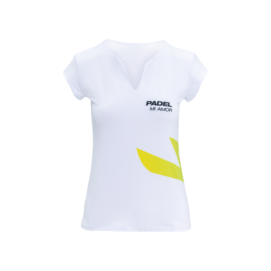 Maglia padel donna ICON Bianca