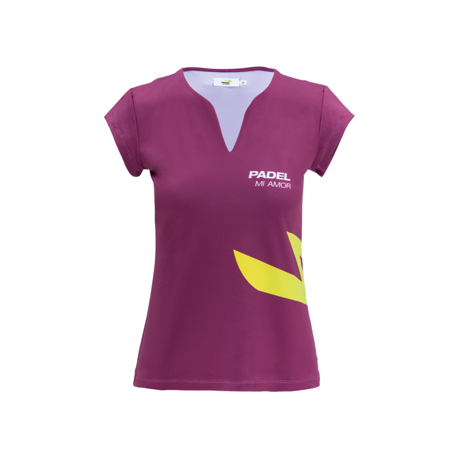 Maglia padel ICON donna Vinaccia